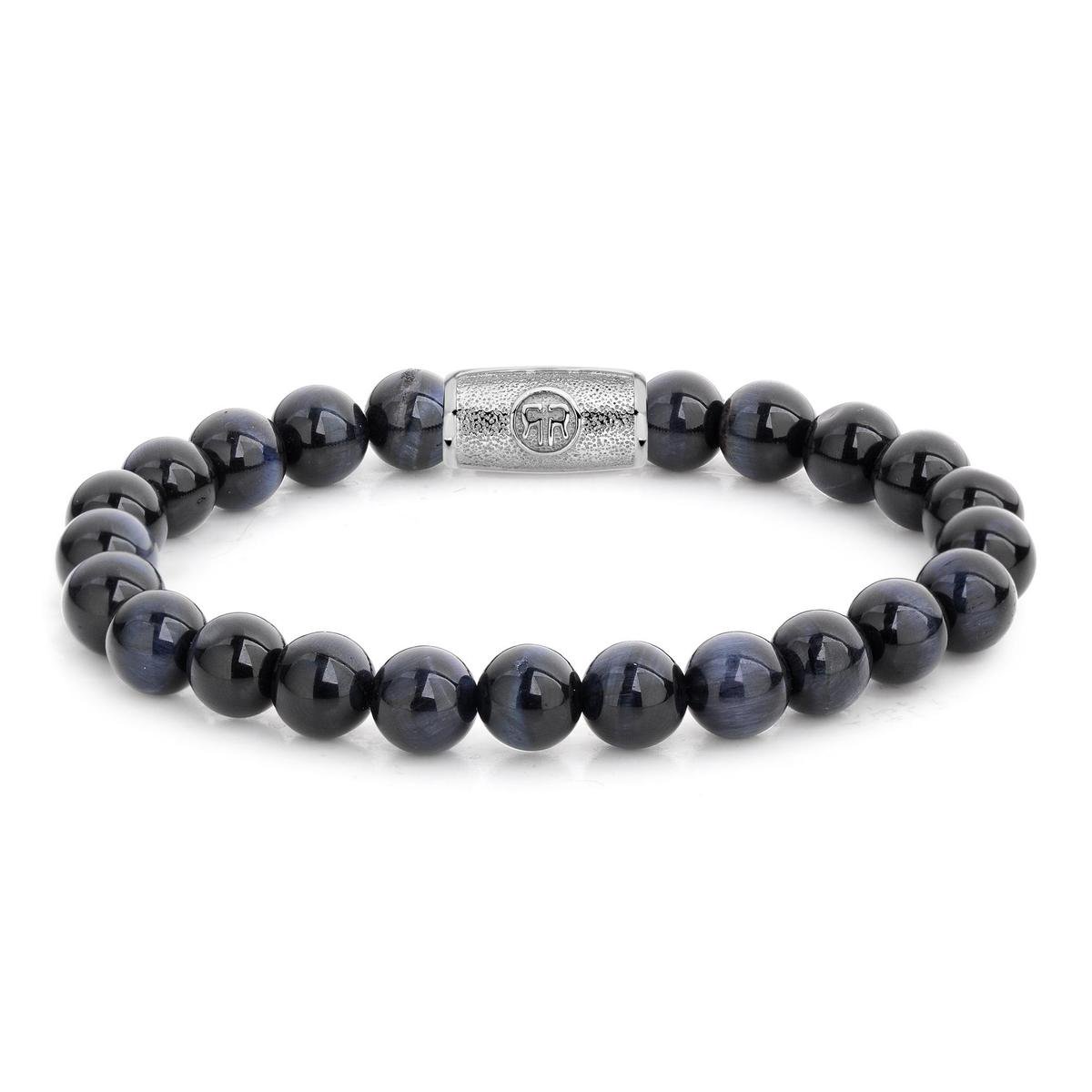 Rebel&Rose armband - Tiger Blues - 8mm