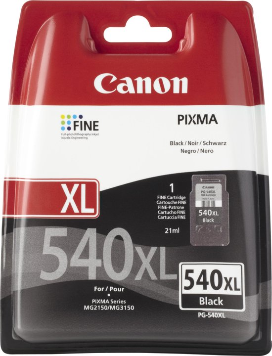 Canon PG-540 XL cartouche d'encre Original Rendement élevé (XL) Photo noire