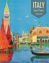 Italy Travel Posters Colouring Book