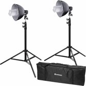 Bresser Fotostudioset - BR-2280 - Geschikt voor Product- en Portretfotografie - 2 Lampen