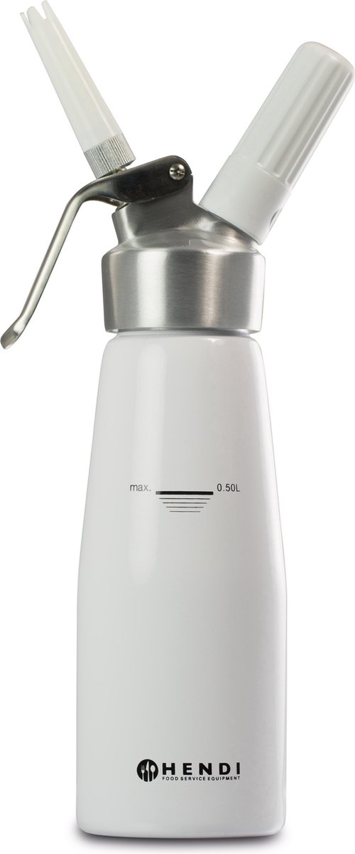 Hendi Slagroomspuit Wit 500 ml
