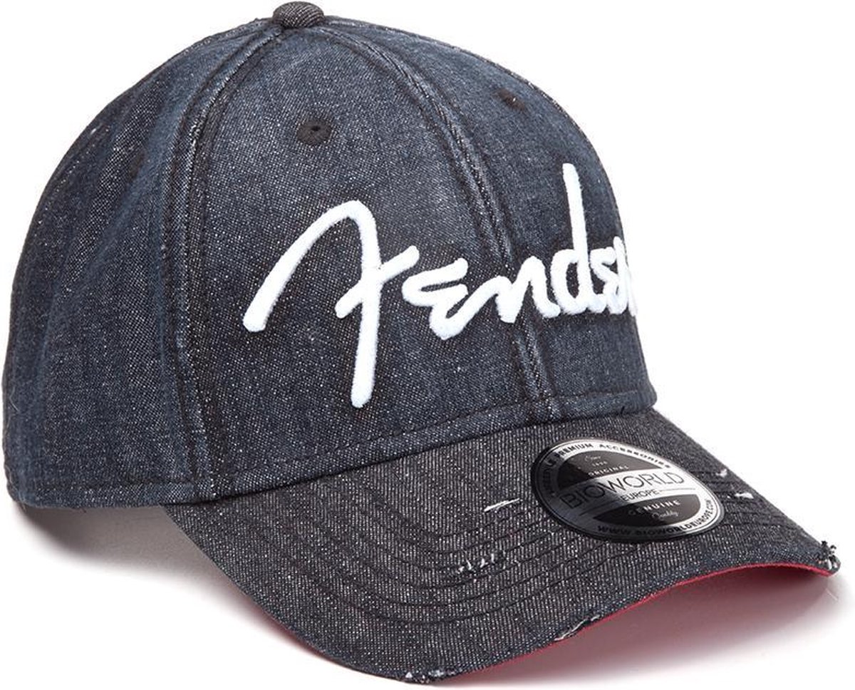 FENDER Logo Denim Baseball Cap