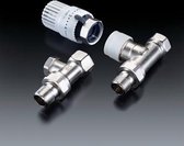 "Oventrop Duo ator duo renovatie aansluitset n 1/2"" rechts wit 1691462"