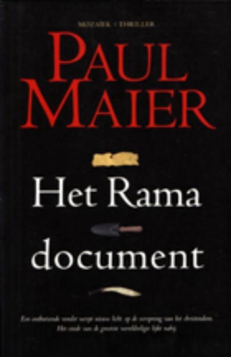 Het rama document (ebook), Paul Maier 9789023917175 Boeken