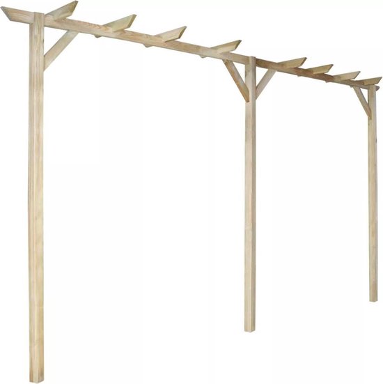 vidaXL - Pergola - 410x40x203 - cm - hout