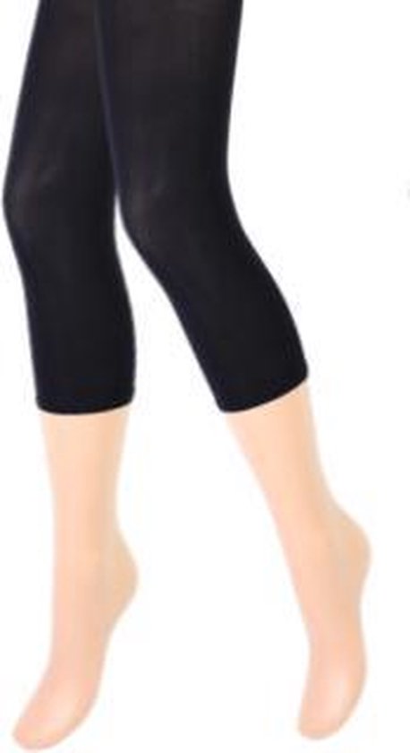 Collants / leggings femme - capri - 80 deniers - noir - taille L / XL