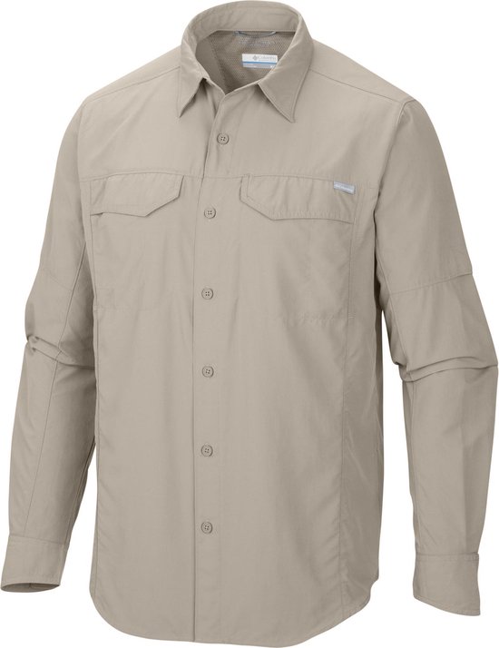 Columbia Silver Ridge Long Sleeve Shirt - heren - blouse lange mouwen -  maat XXL - beige | bol
