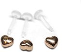 Bioplast Barbell met Hartje - Set - Triple Helix