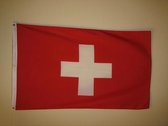 Zwitserse vlag van Zwitserland 90 x 150 cm