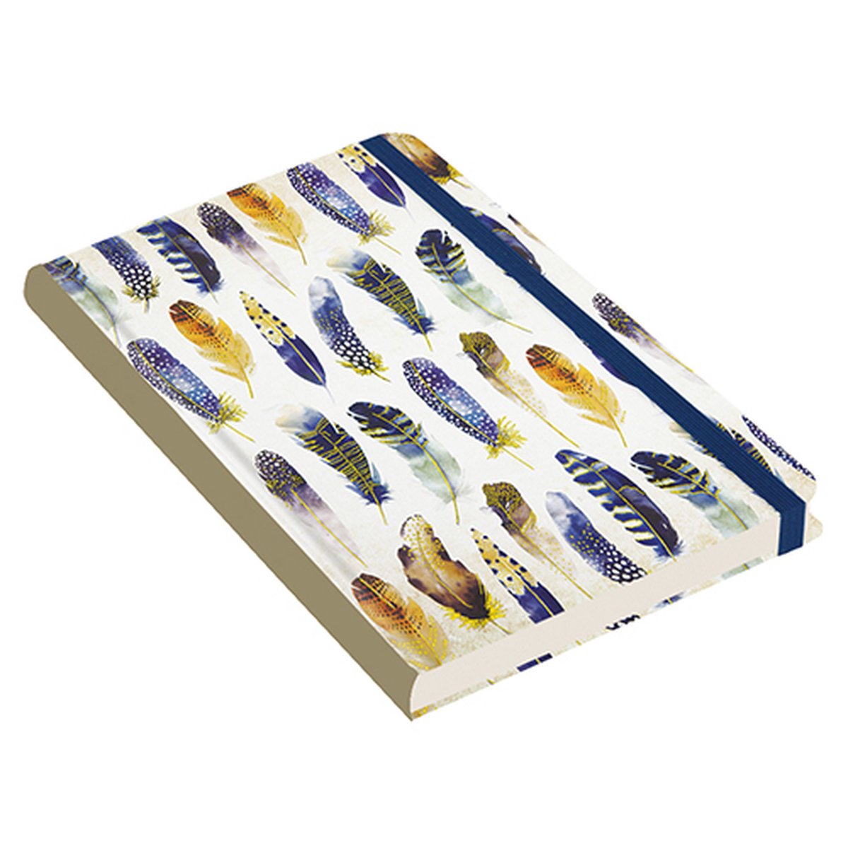 Peter Pauper Notitieboek - Watercolor Feathers (mid-size)