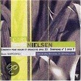 Nielsen: Concerto pour Violin et Orchestre, Op. 33; Symphonie No. 1, Op. 7 [European Import]