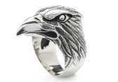SILK Jewellery - Zilveren Ring Eagle - Wild Heart - S14.19 - Maat 19