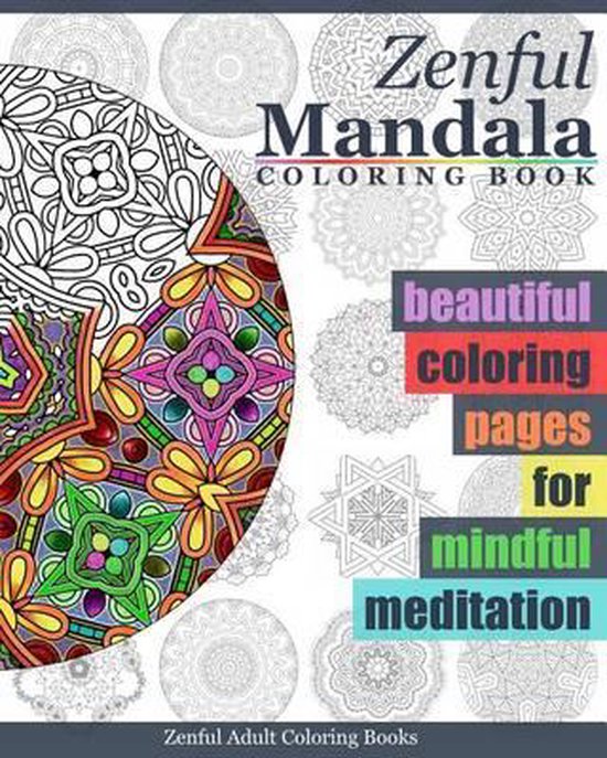Zenful Mandala Coloring Book - cover