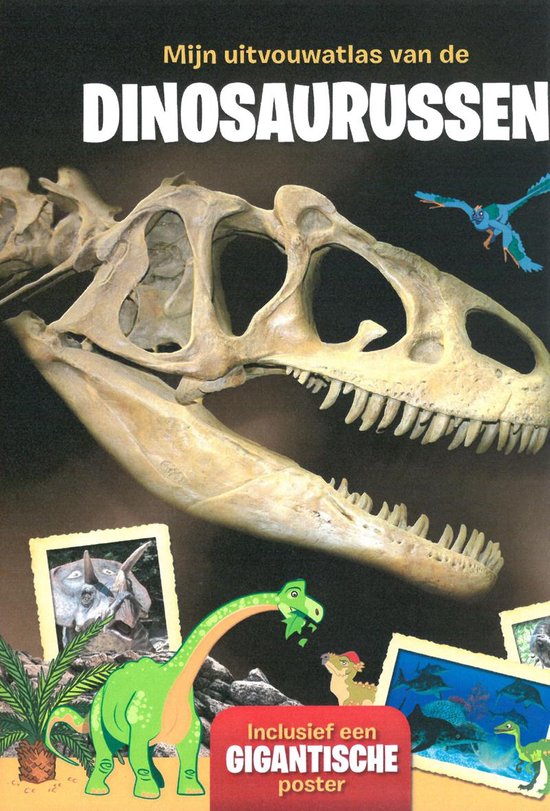 9789463040662 - Mijn uitvouwatlas van de Dinosaurussen