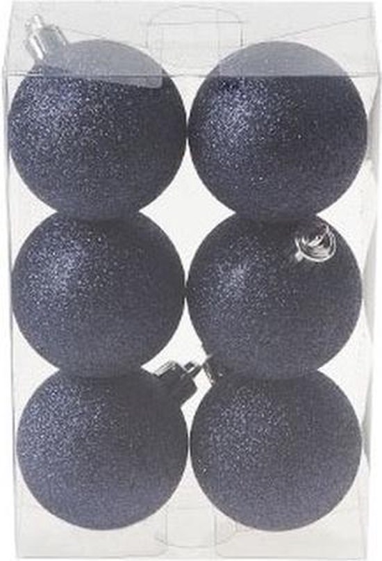 Zeako 34 stuks kerstballen 4 cm kunststof kerstballen kerstdecoratie met hanger boomversiering voor kerstversiering winterwensen basisbal (blauw