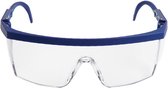 3M veiligheidsbril Nassau Plus blauw montuur heldere lens (14706-00000)