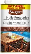 Starwax - Beschermende Olie Teak- & Exotisch Hout - 1 Liter
