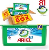 Ariel 3in1 Pods Wasmiddelcapsules - Pods Alpine - Voordeelverpakking 3x27 wasbeurten