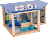 Tidlo Politiebureau Hout 43,5 X 30 X 37 Cm Blauw