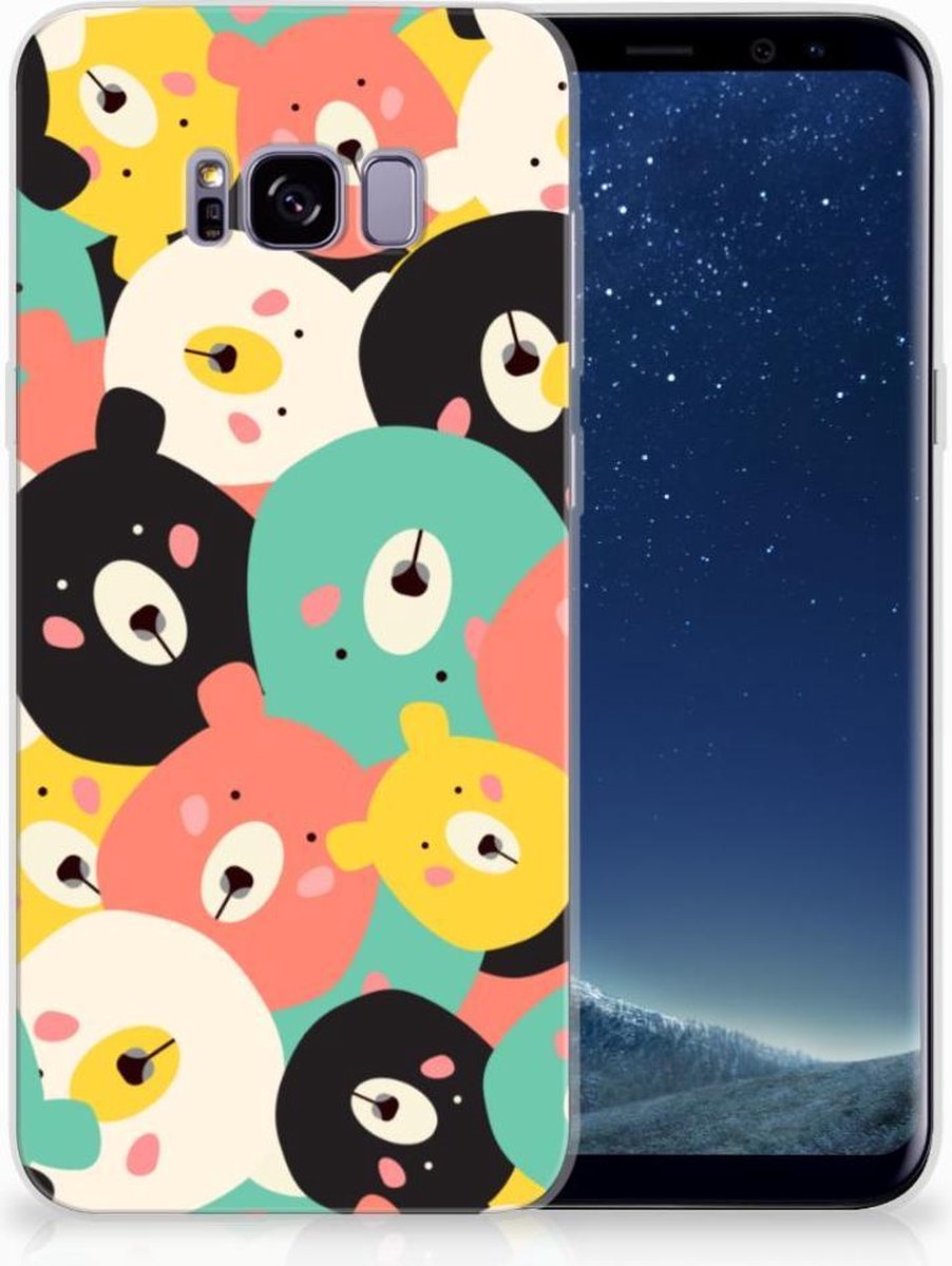Samsung Galaxy S8 Plus Telefoonhoesje met Naam Bears