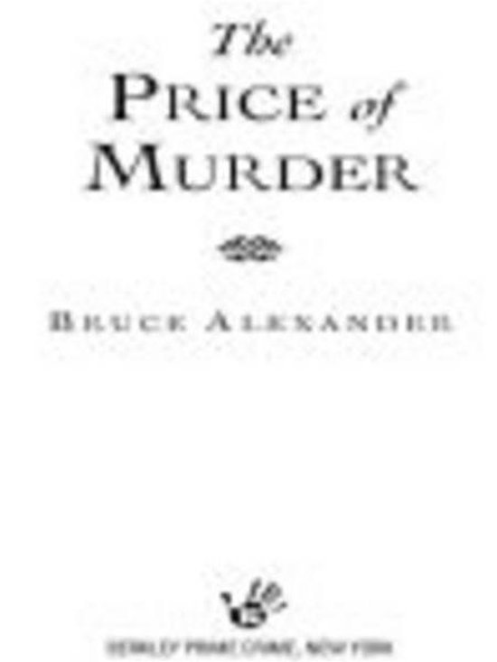 The Price of Murder - cover