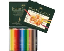 Faber-Castell kleurpotloden - Polychromos - 24 stuks in blik - FC-110024