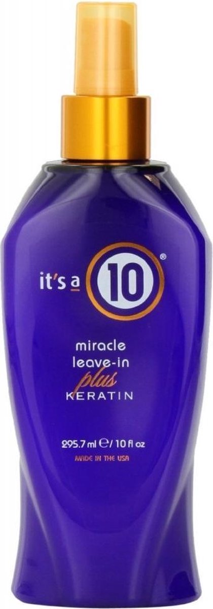 It's a 10 Miracle Leave-in Plus Keratin 295ml