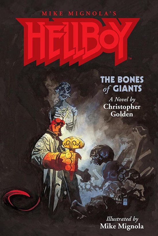 Hellboy - Hellboy: The Bones of Giants Illustrated Novel - cover