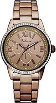 Colori Supreme 5 COL378 Horloge - Stalen Band - Ø 40 mm - Bruin