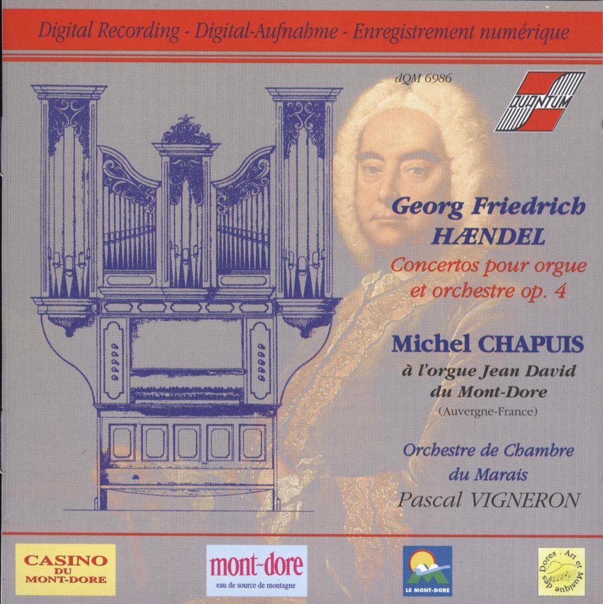 Concertos Pour Orgue Et Orchestre Op.4