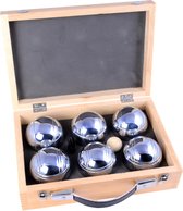 Longfield Games Jeu De Boules Set Kist Zilver