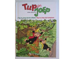 Omslag van Tup en Joep met de olifanten en zijn kampioen