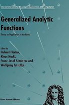 Generalized Analytic Functions