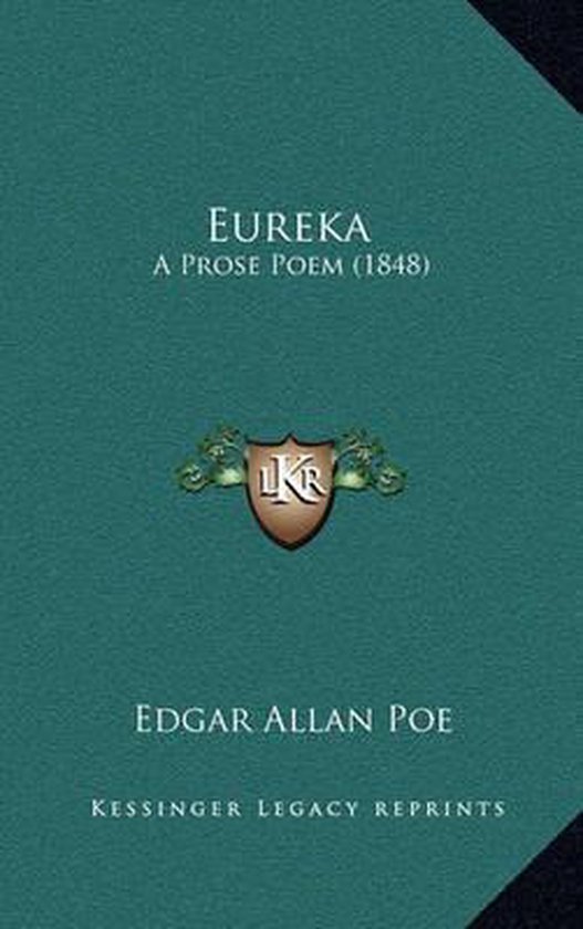 Eureka, Edgar Allan Poe 9781164231127 Boeken