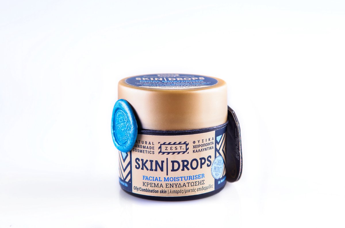 24h dagcrème voor de normale en vette huid - Zest Skin drops natuurlijke - 50ml