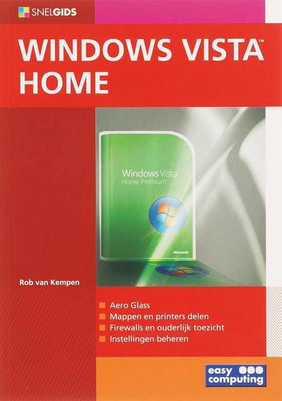 Cover van het boek 'Snelgids Windows Vista Home' van R. van Kempen