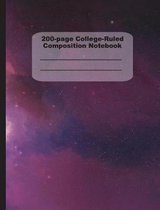 200-Page College Ruled Composition Notebook
