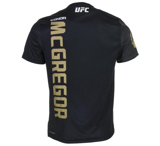 patrouille Bekentenis Onderdompeling Reebok UFC Fight Kit Conor McGregor Sportshirt performance - Maat XXL -  Mannen - zwart | bol.com