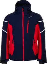 Icepeak Nils Softshell Ski Jas Heren  Wintersportjas - Maat M  - Mannen - blauw/rood