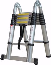 Master Ladder - Telescopische vouwladder - Tot 4.40m - Aluminium
