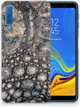 TPU Siliconen Case Back Cover Samsung A7 (2018) Krokodillenprint