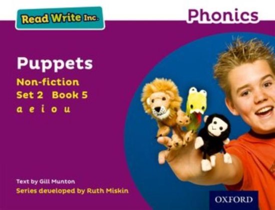 Read Write Inc. Phonics: Purple Set 2 Non-fiction 5 Puppets ...