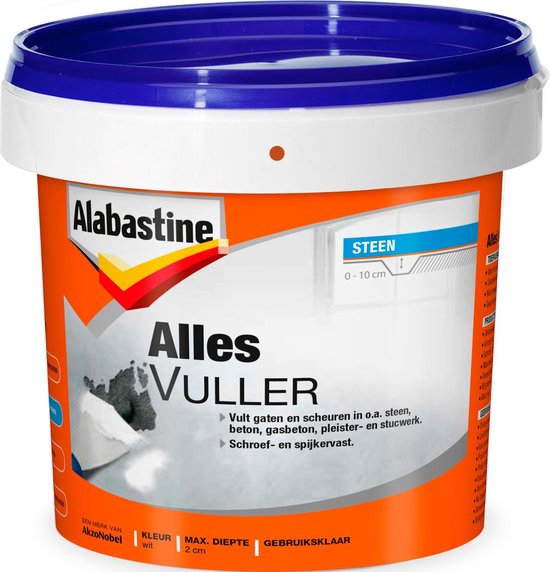 Afbeelding van Alabastine Allesvuller Poeder - Wit - 1 kg