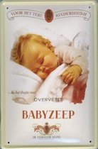 Babyzeep reclame De Vergulde Hand reclamebord 10x15 cm