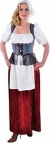 Middeleeuwse boerin kostuum voor dames 44 (xxl)
