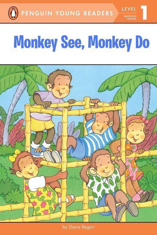 Penguin Young Readers 1 - Monkey See, Monkey Do - cover