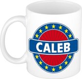 Caleb naam koffie mok / beker 300 ml  - namen mokken