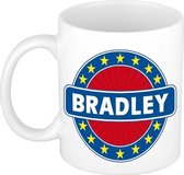 Bradley naam koffie mok / beker 300 ml  - namen mokken