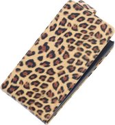 BestCases.nl Luipaard Classic Flip case hoesje voor Sony Xperia Z1 Compact