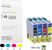 Improducts® Inkt cartridges Alternatief Epson 18XL 18 XL T18 Multi pack